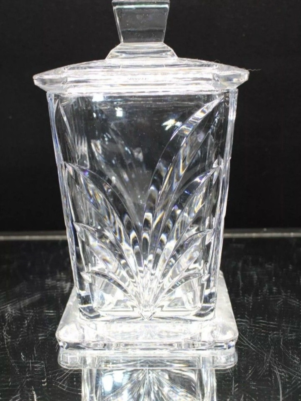 Vintage Royal Limited lead Crystal Candy jar with lid